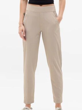 ATHLETA Athleta Brooklyn Mid Rise Ankle Pant, Abalone, Size 10P